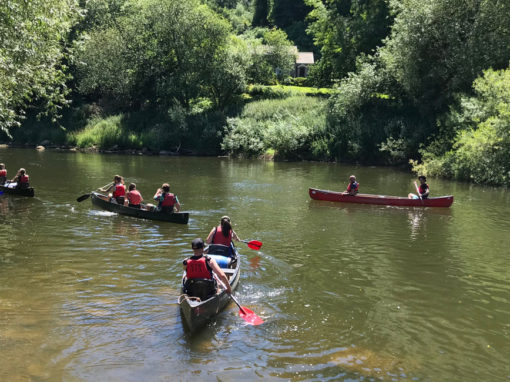 Canoe hire river Wye